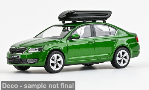 Skoda Octavia III grün Abrex 1:43